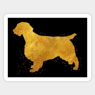 Welsh springer spaniel dog golden art Magnet